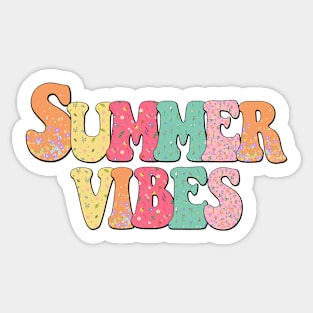Retro Summer Vibes Sticker